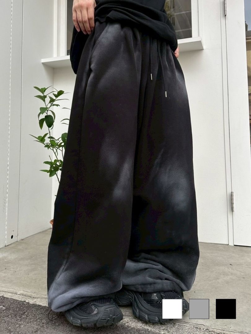 受注制【LUV CODE】spray sweat pants (3color)