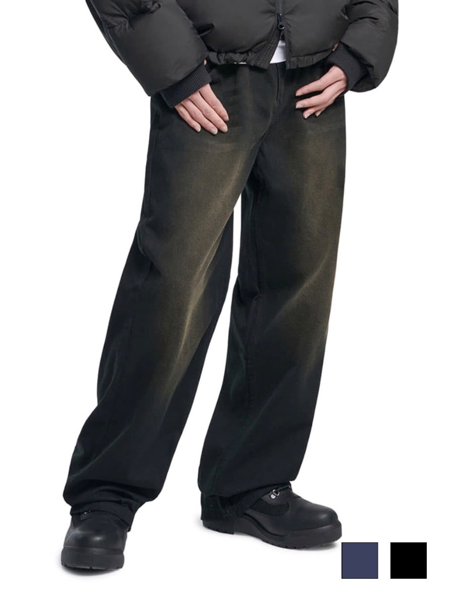 【NOMANUAL】ROOMY LOOSE WASH PANTS 