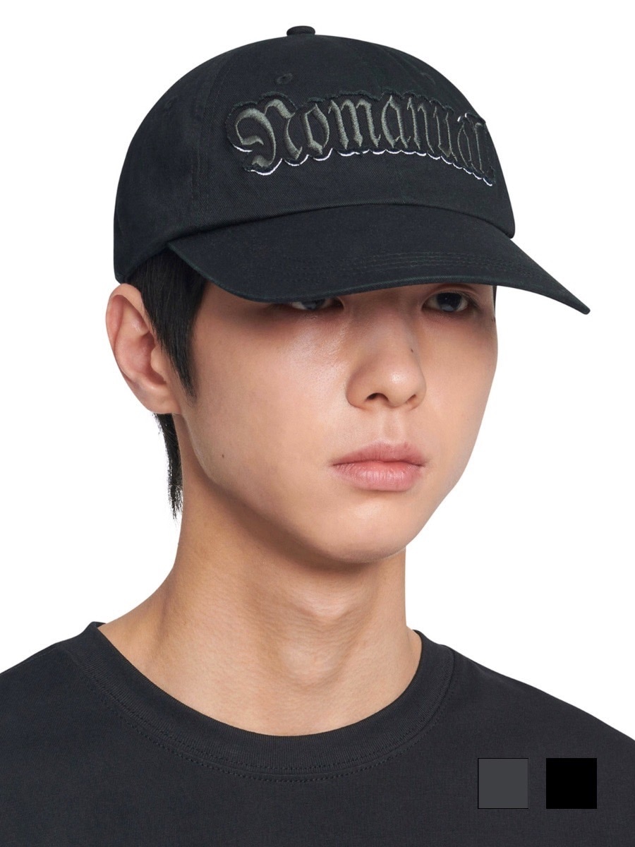 【NOMANUAL】GOTHIC PATCH BALL CAP 