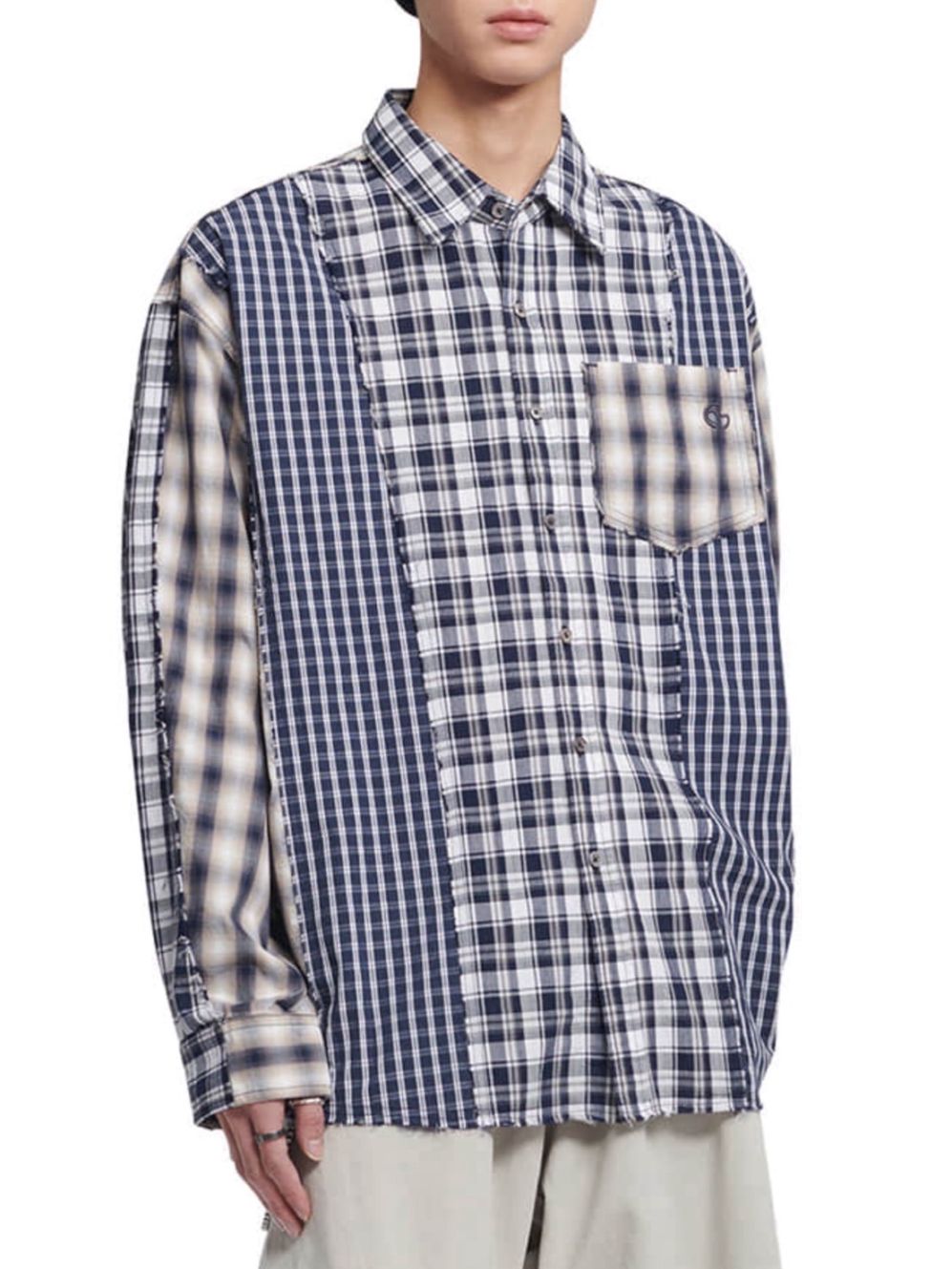 【NOMANUAL】RAW EDGE CHECK SHIRT 