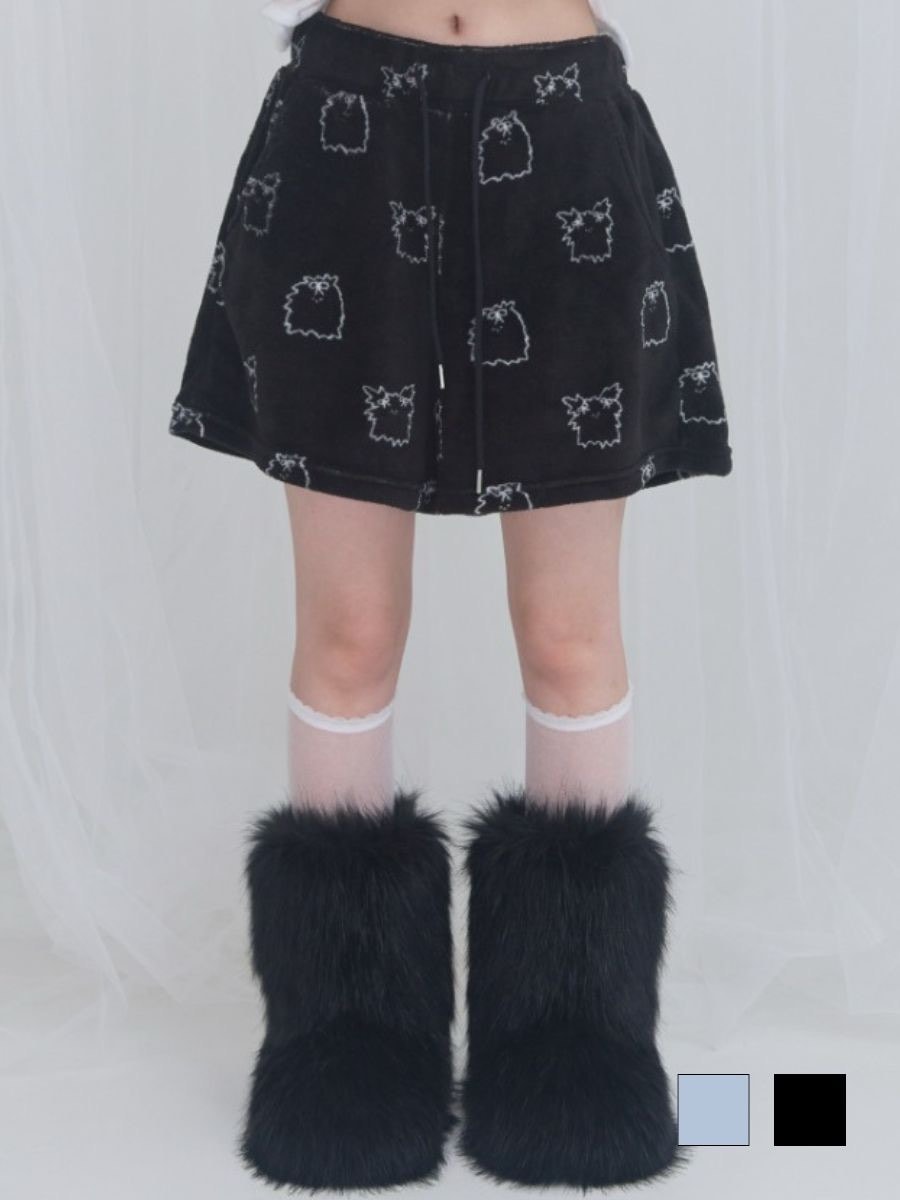 【FANCY X DUSTY】Zzz DUSTY SALON PAJAMA SHORT PANTS / 【ファンシー X ダスティ】Ｚｚｚダスティーサロンパジャマショートパンツ