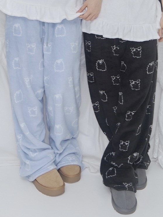 【FANCY X DUSTY】Zzz DUSTY SALON PAJAMA PANTS / 【ファンシー X ダスティ】Ｚｚｚダスティーサロンパジャマパンツ