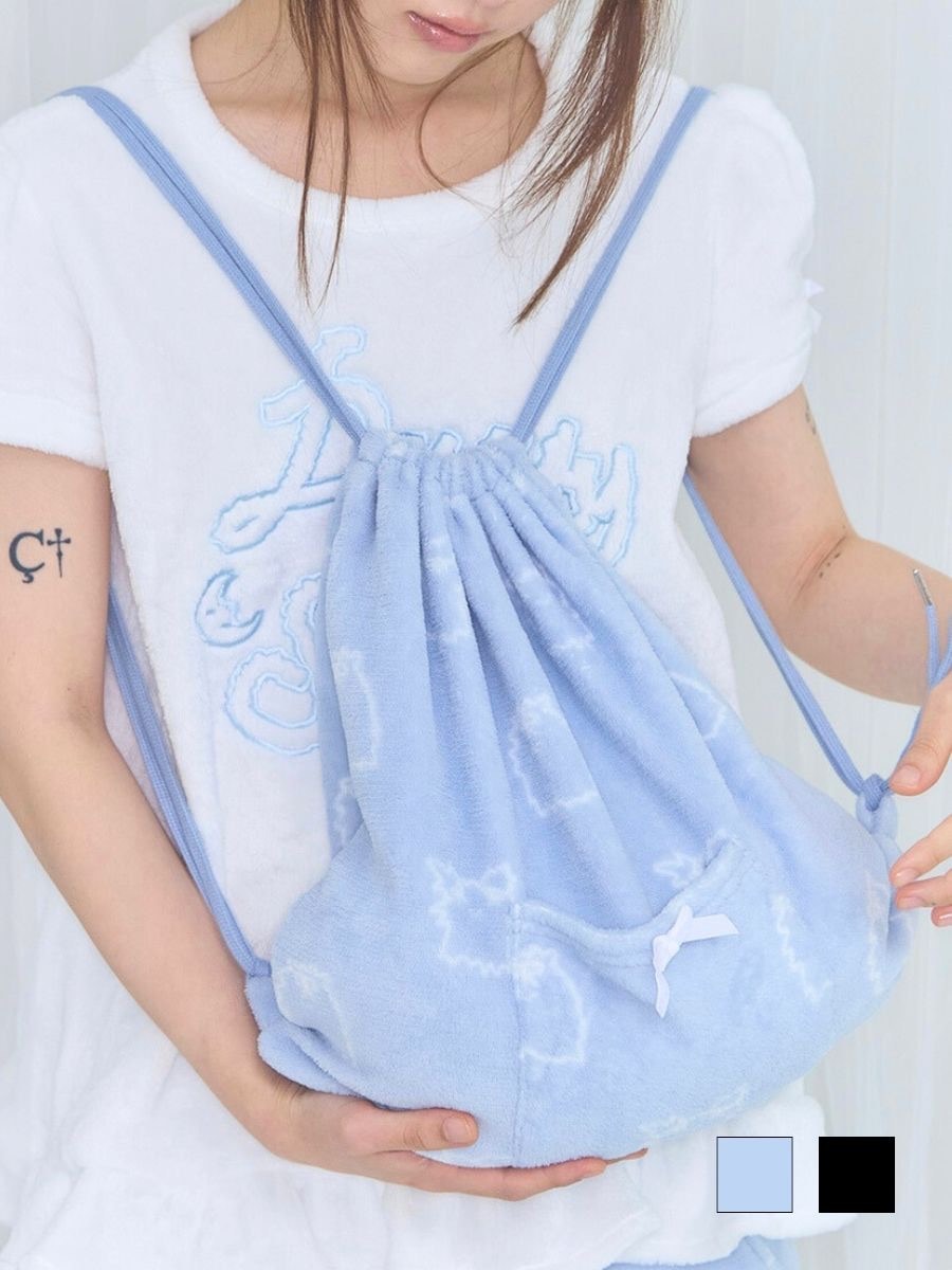 【FANCY X DUSTY】Zzz DUSTY SALON PAJAMA GYM SACK / 【ファンシー X ダスティ】Ｚｚｚダスティーサロンパジャマリュック