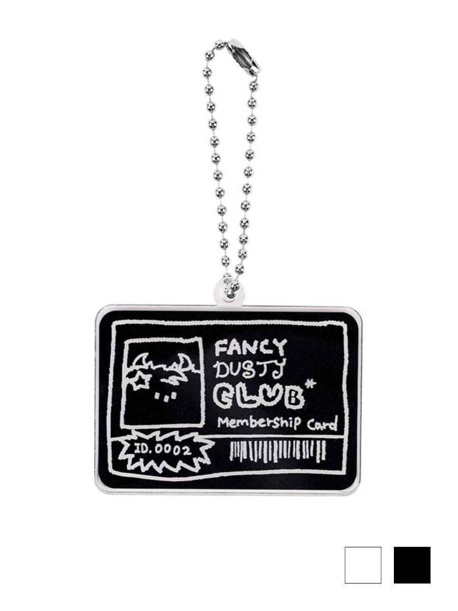 【FANCY X DUSTY】DUSTY CLUB MEMBERSHIP ACRYLIC KEYRING / 【ファンシー X ダスティ】ダスティークラブメンバーシップアクリルキーリング
