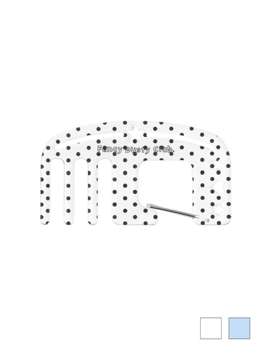 【FANCY X DUSTY】BRUSH CARABINER KEYRING / 【ファンシー X ダスティ】ブラッシュカラビナキーリング