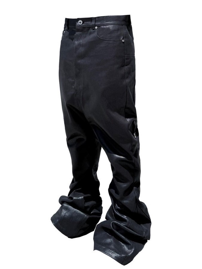 【BEBOF】Leather like low flare pants / 【ビーボフ】レザーライクローフレアパンツ