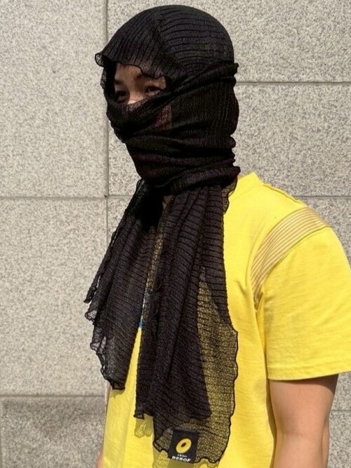 【BEBOF】Scarf layered balaclava / 【ビーボフ】スカーフレイヤードバラクラバ