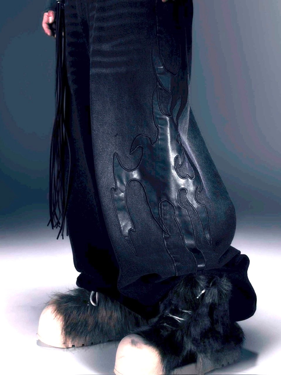 【DIG YOUR OWN GRAVE】TRIBALDENIM PANTS /【ディグユアオウングレイブ】 トライバルデニムパンツ