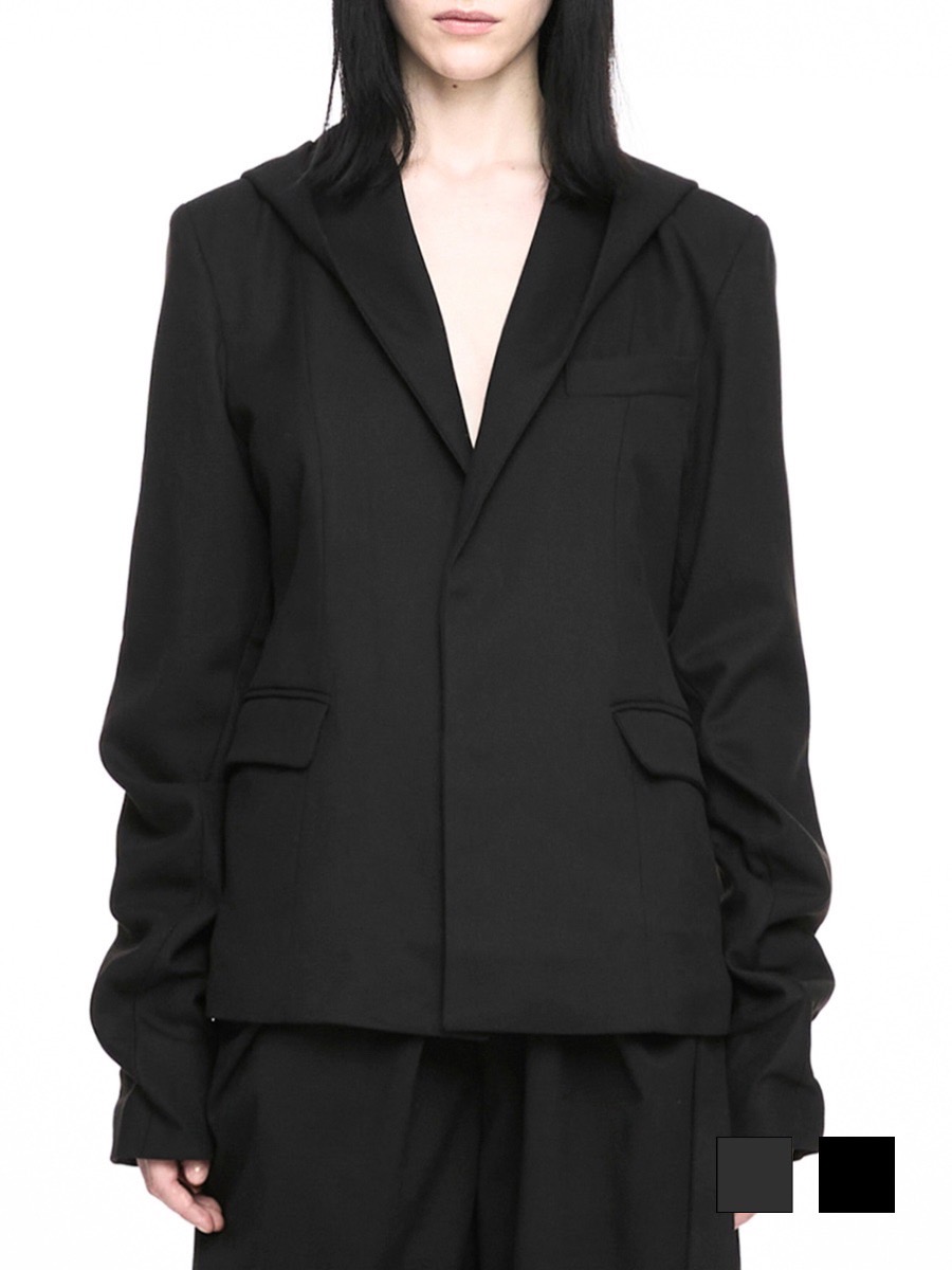 【NACHE】MAGNETIC HOODIE BLAZER