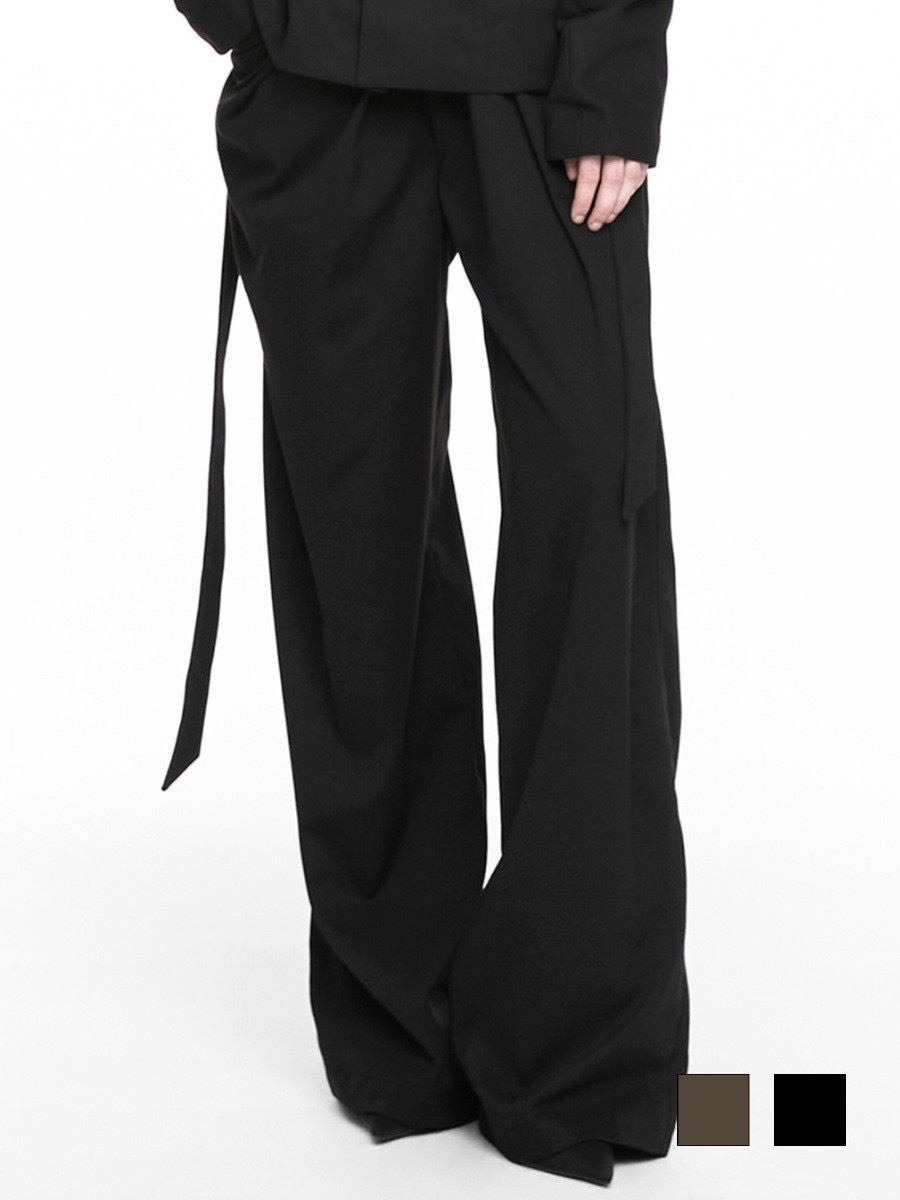 【NACHE】DRAPING WIDE PANTS