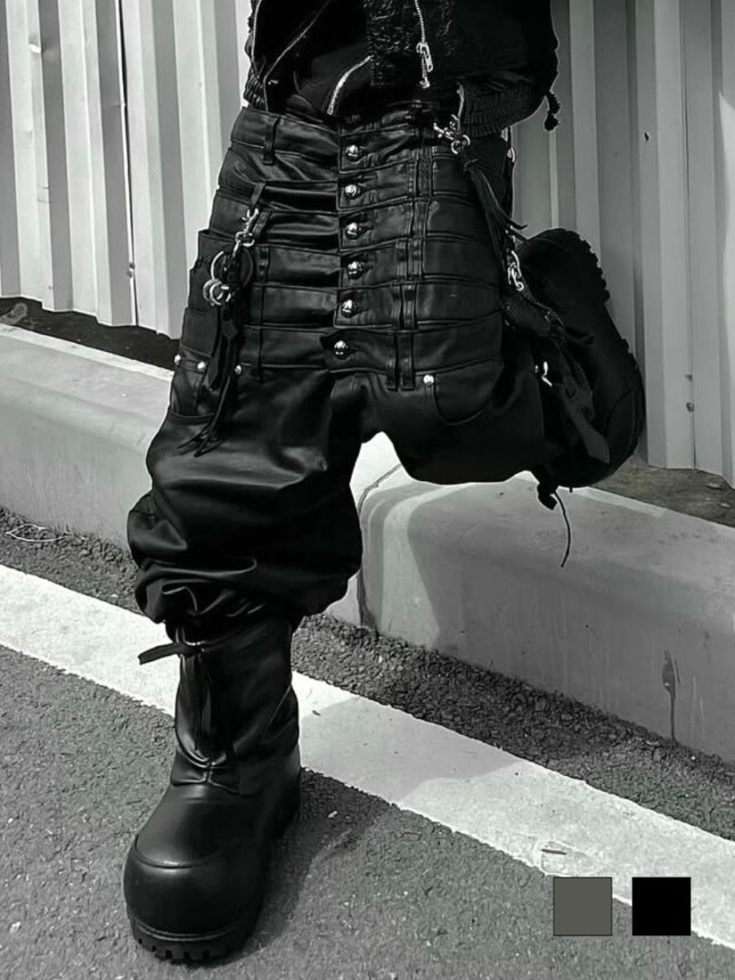 【UNIZ】ユニズ　 BLACK MONSTER PANTS opium 7/29 10:00再入荷【UNIZ】BLACK MONSTER PANTS / 【ユニズ