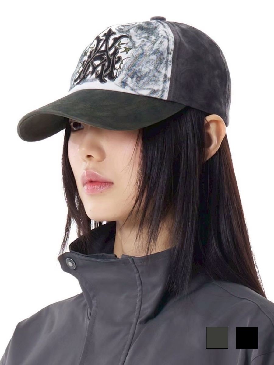 【AAKAM】Contrast Washed Cotton Ball Cap