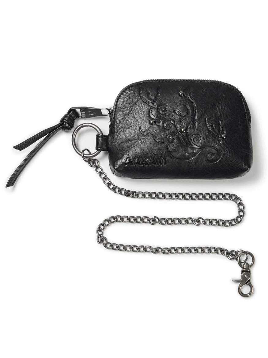 【AAKAM】Studded Chain Wallet