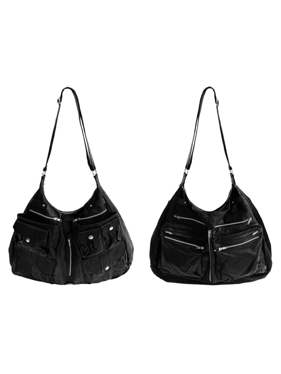 【haveyoudiedbefore?】Subjugal Leather xBody Bag / 【ハブユーダイドビフォー】アイレットポケットレザーショルダーバッグ