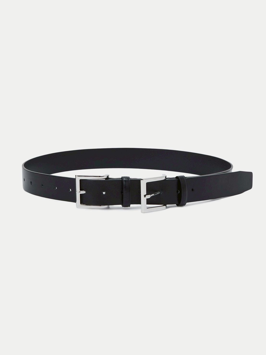 LCDC】DOUBLE BUCKLE LEATHER BELT / 【エルシーディーシー
