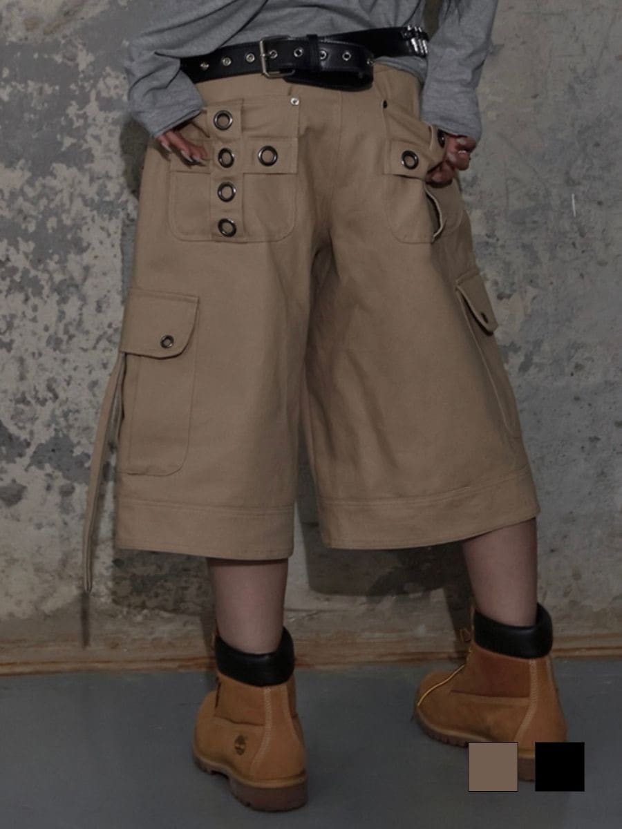 【FANCY CLUB】CROSS POCKET BERMUDA PANTS / 【ファンシークラブ】クロスポケットバミューダパンツ