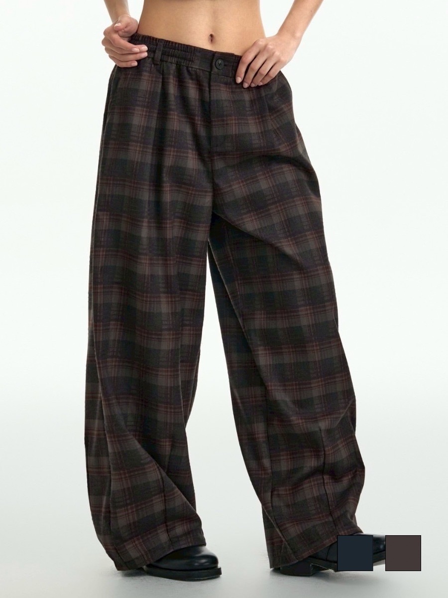 【TGNS】Plaid Casual Pants / 【ツーガンズ】カジュアルチェックパンツ