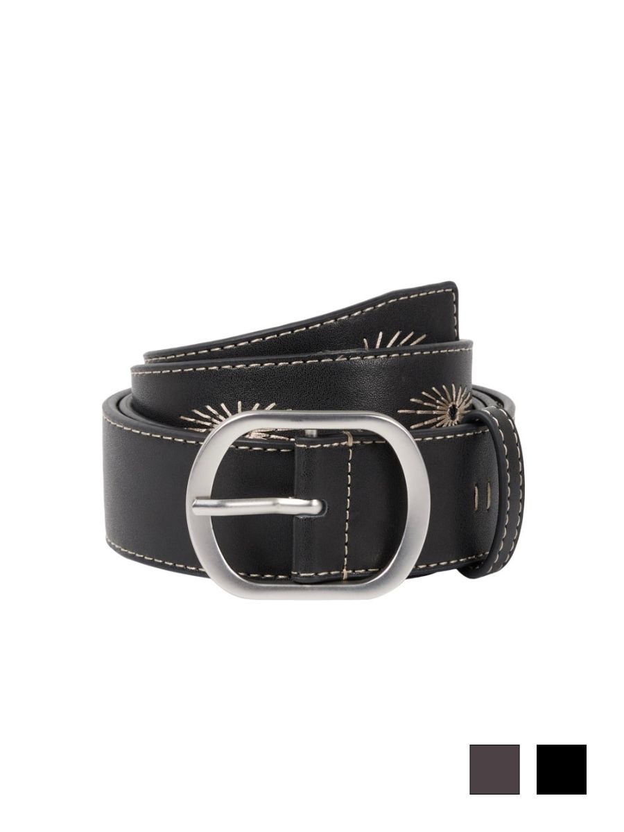 【AAKAM】Needlework Studded Belt 