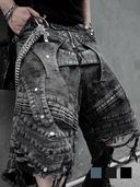 RICH】Cargo Wide Short Pants / 【リッチ】コーティングカーゴハーフ