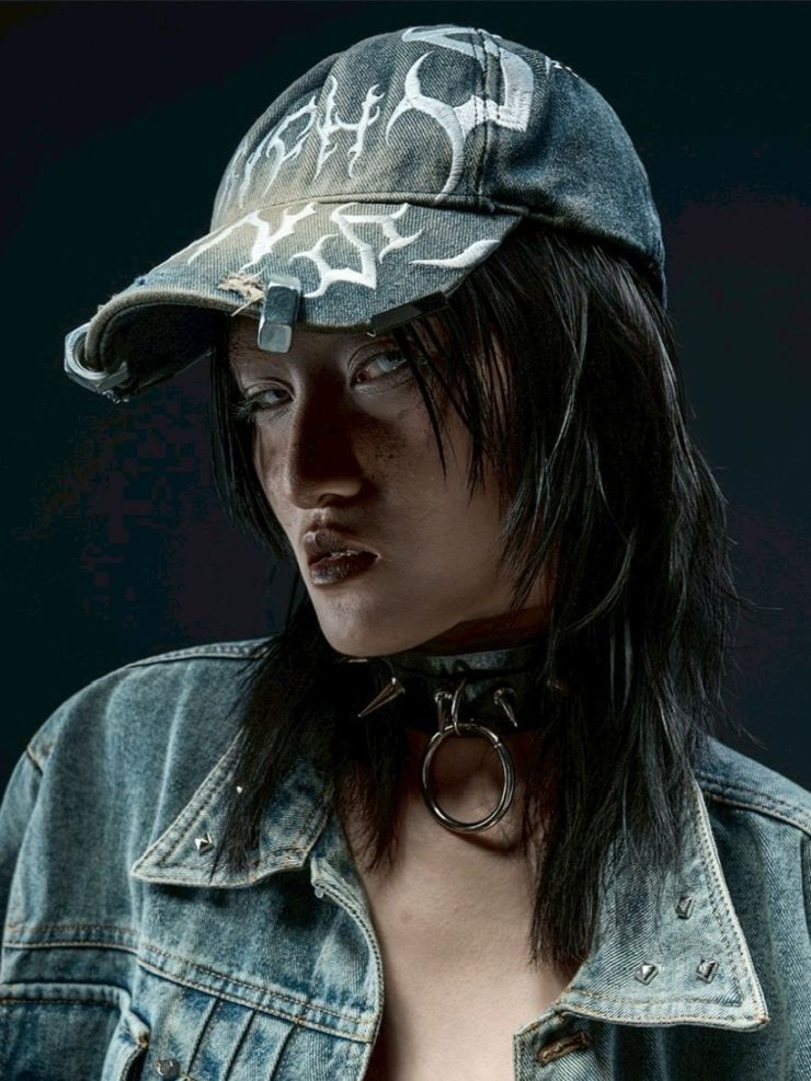 【RICH】DRKNSS Denim Washed Hat / 【リッチ】ロゴデニムウォッシュキャップ