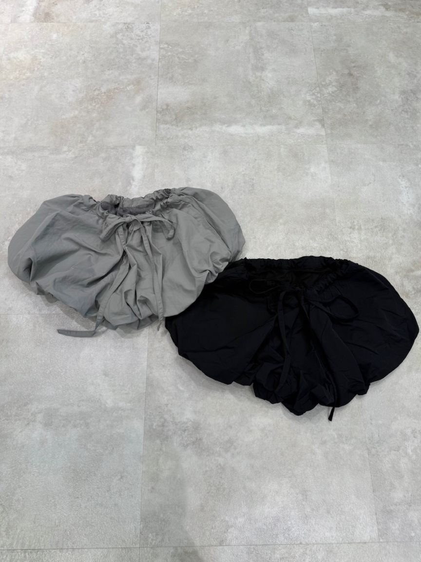 【Nerd out XU】balloon shorts / 【ナードアウトエックスユー】バルーンショーツ (2color)