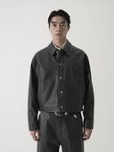 CS】coated denim jacket (black) | OUR BRAND,Chikashitsu +,CS