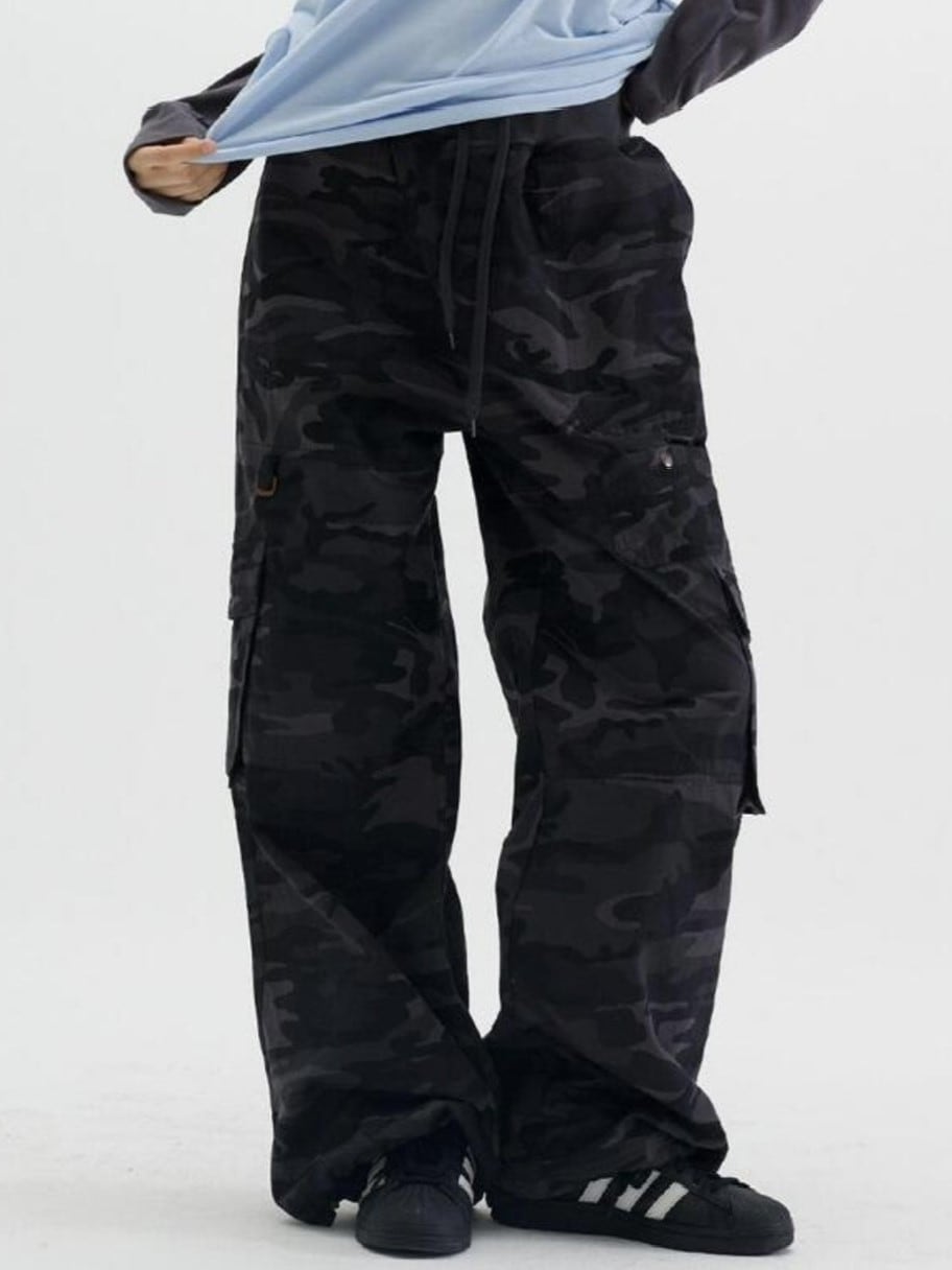 【runningHIGH】RIPSTOP BANDING CARGO PANTS -CAMO- / 【ランニングハイ】リップストップバンディングカーゴパンツ
