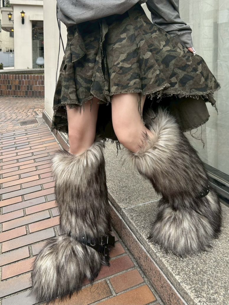 【Never mind the XU】asymmetry skirt (3color)