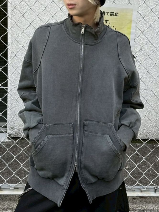 【Never mind the XU】vintage zip up jacket / 【ネバーマインドザエックスユー】ヴィンテージジップアップジャケット (2color)