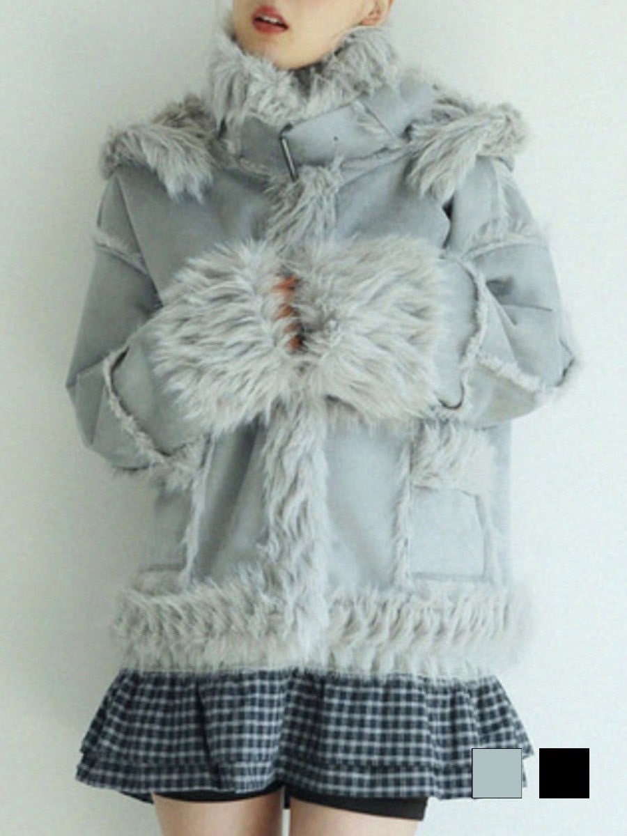 Uglyshadow】REVERSIBLE SHEARLING JACKET | OUR BRAND,Uglyshadow