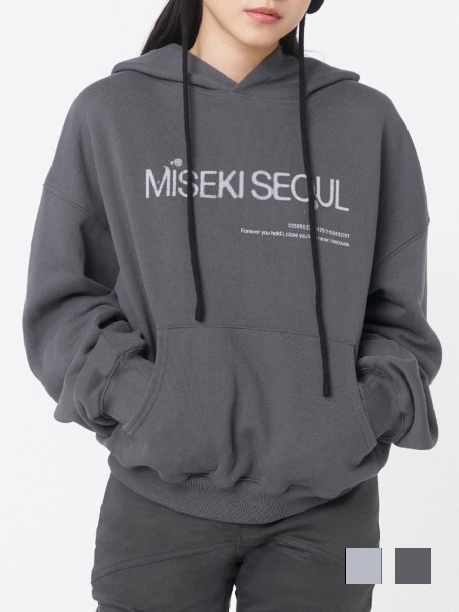 【Miseki seoul】Logo sweat hoodie