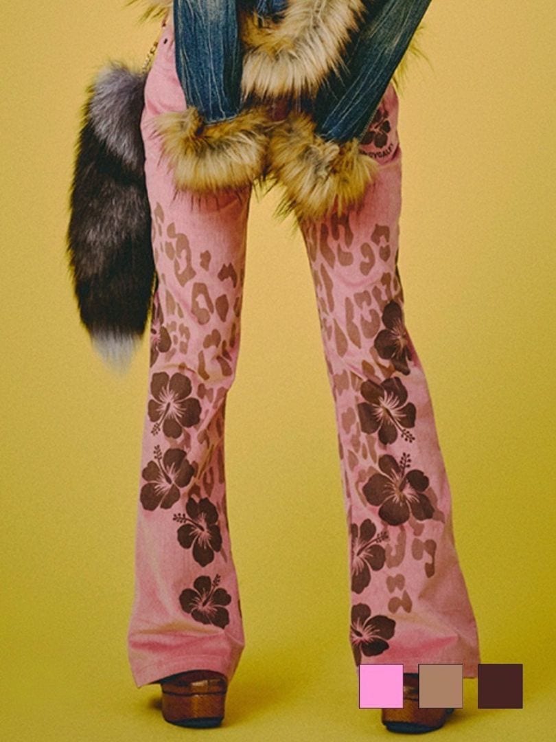 【GALFY】ロゴ的コーデュロイパンツ