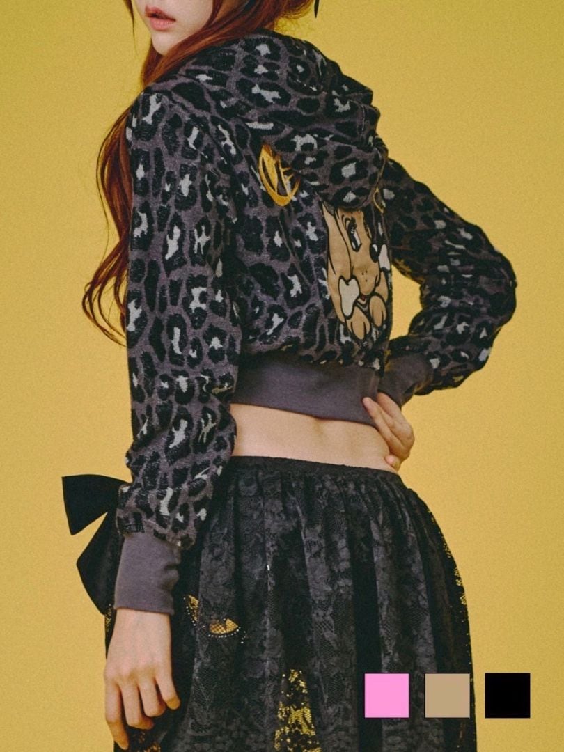 【GALFY】フユGAL 豹パーカー