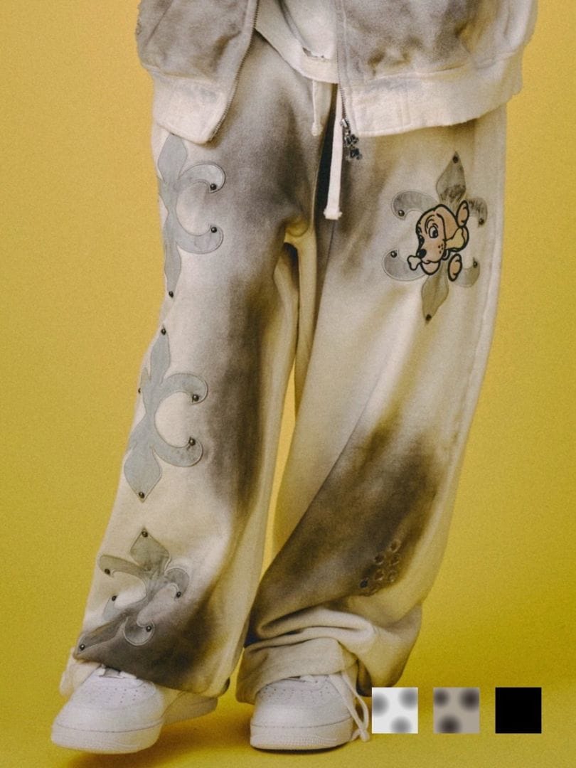 パンツ RUMCHE Water Print Trousers RUMCHE Water Print Trousers