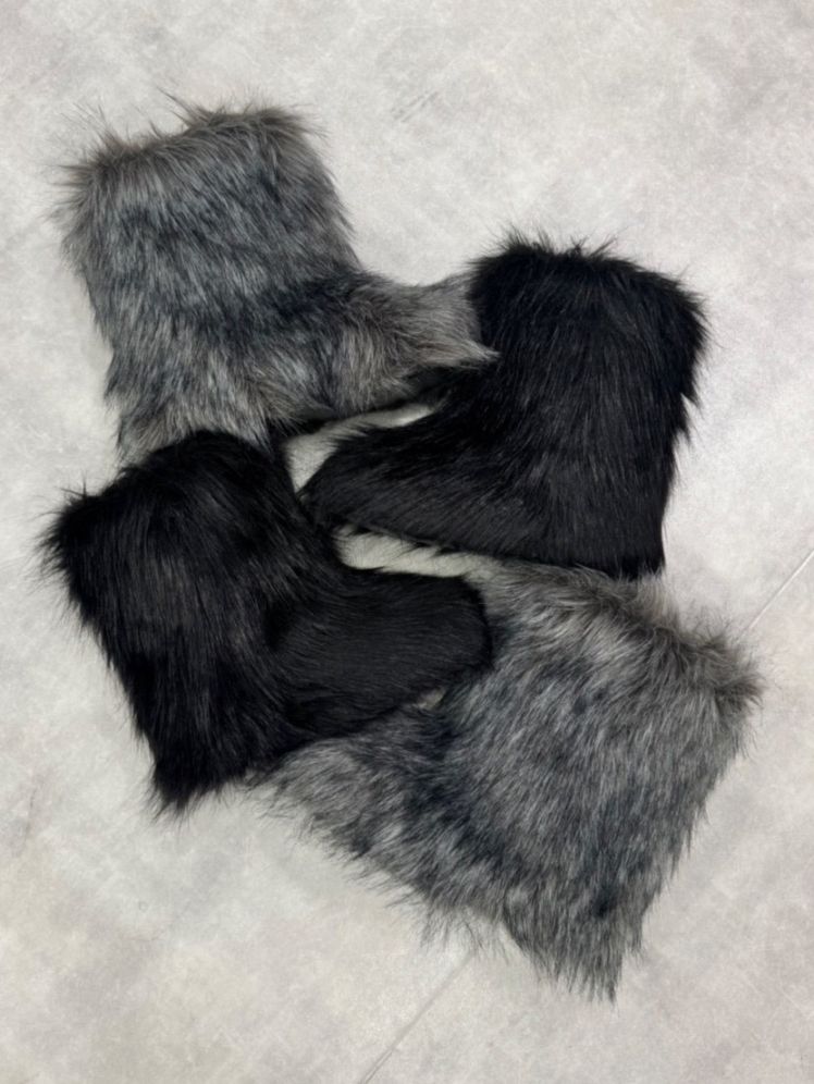 受注制【nmtc +】fur short boots / 【エヌエムティーシープラス】ファーショートブーツ (2color)