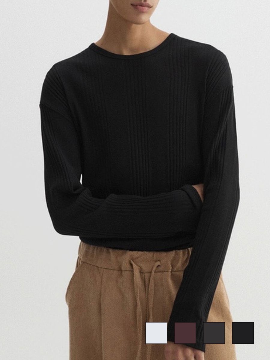 【DNSR】Ribbed Long Sleeve