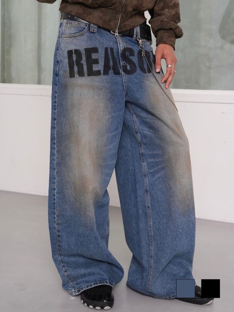 11/3 20:00発売【ESC STUDIO】No reason denim pants