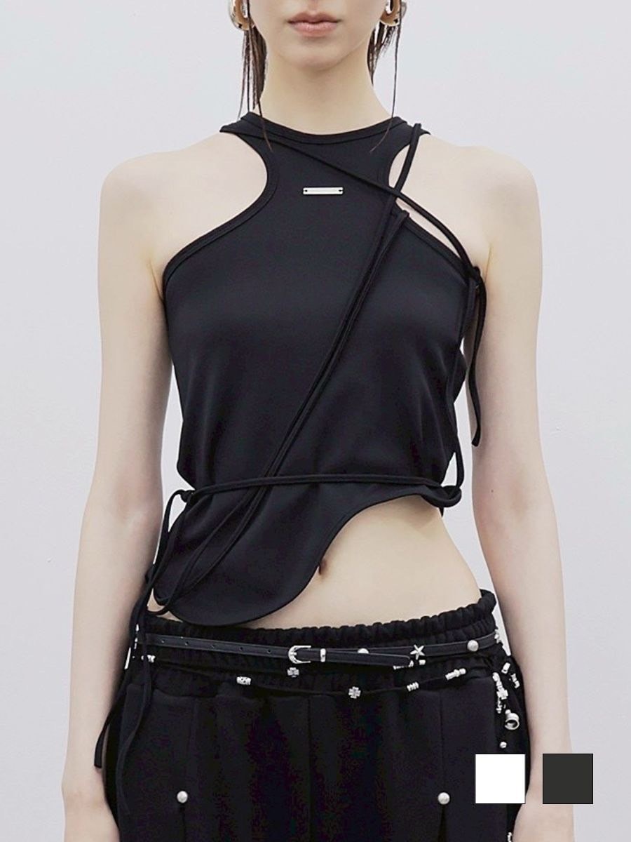 【HOLY NUMBER 7】WAVE STRAP SLEEVELESS