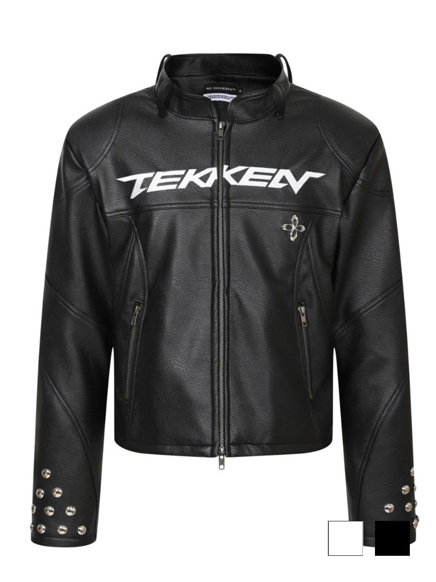 11/13 20:00 発売【SURGERY×TEKKEN】LOGO BIKER JACKET