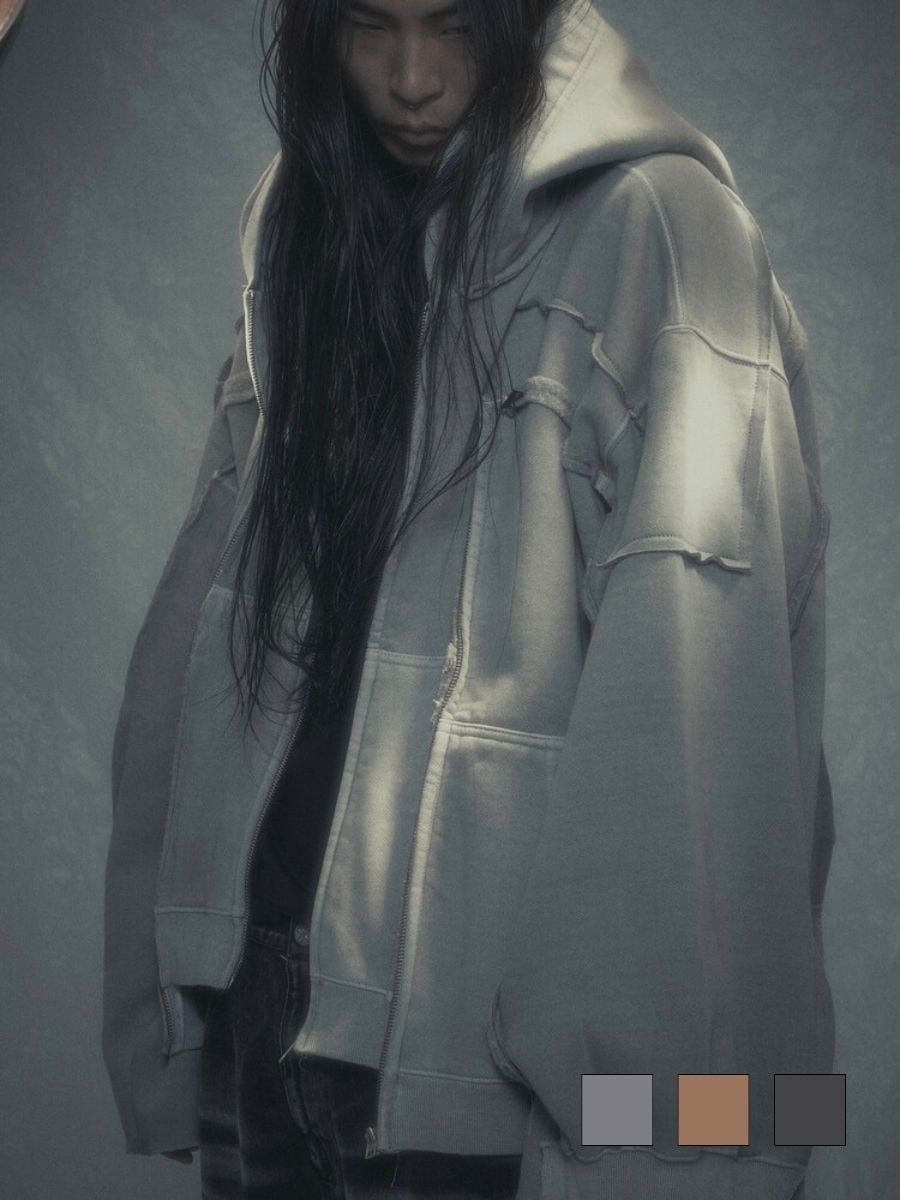 11/13 20:00発売【SURGERY】surgery remake pigment hood jacket / 【サージェリー】サージェリー リメイク ピグメント フード ジャケット