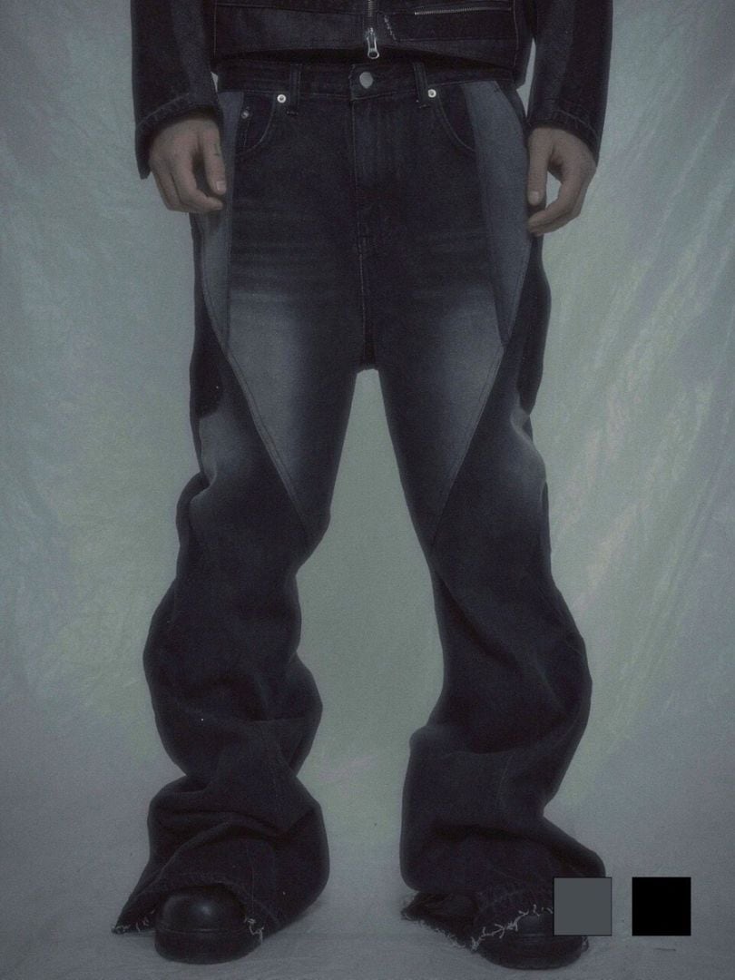 11/13 20:00発売【SURGERY】surgery rebuild denim boot-cut pants / 【サージェリー】サージェリー リビルド デニム ブーツカット パンツ