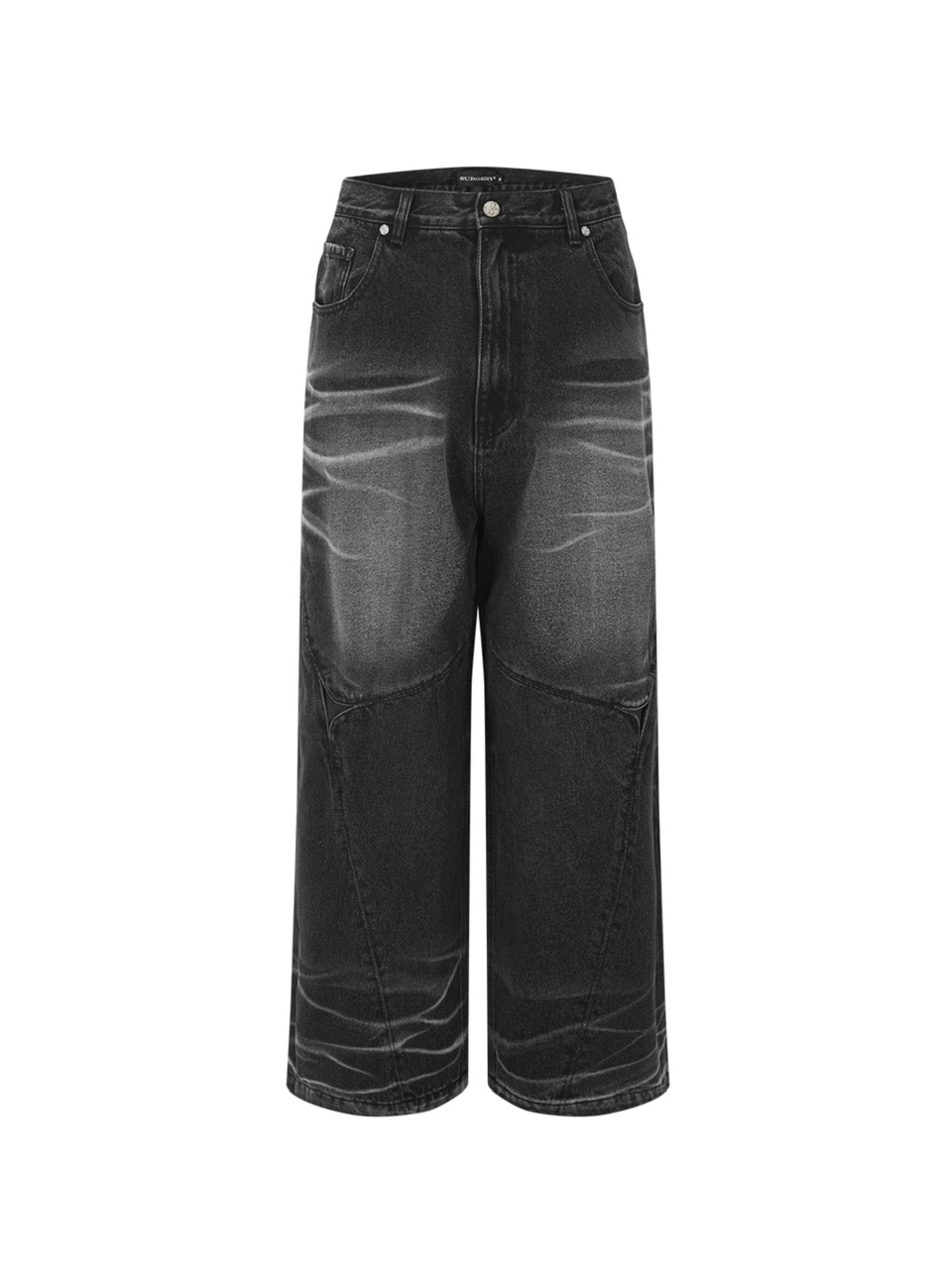 11/13 20:00発売【SURGERY】surgery sutured wide denim pants