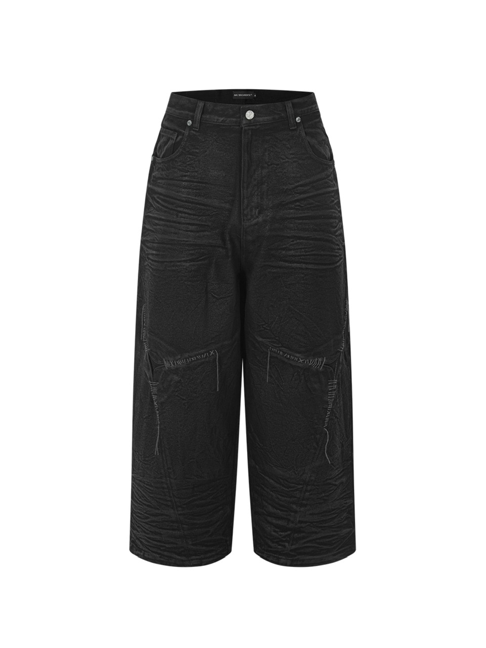 11/13 20:00発売【SURGERY】surgery sutured wide burnished pants