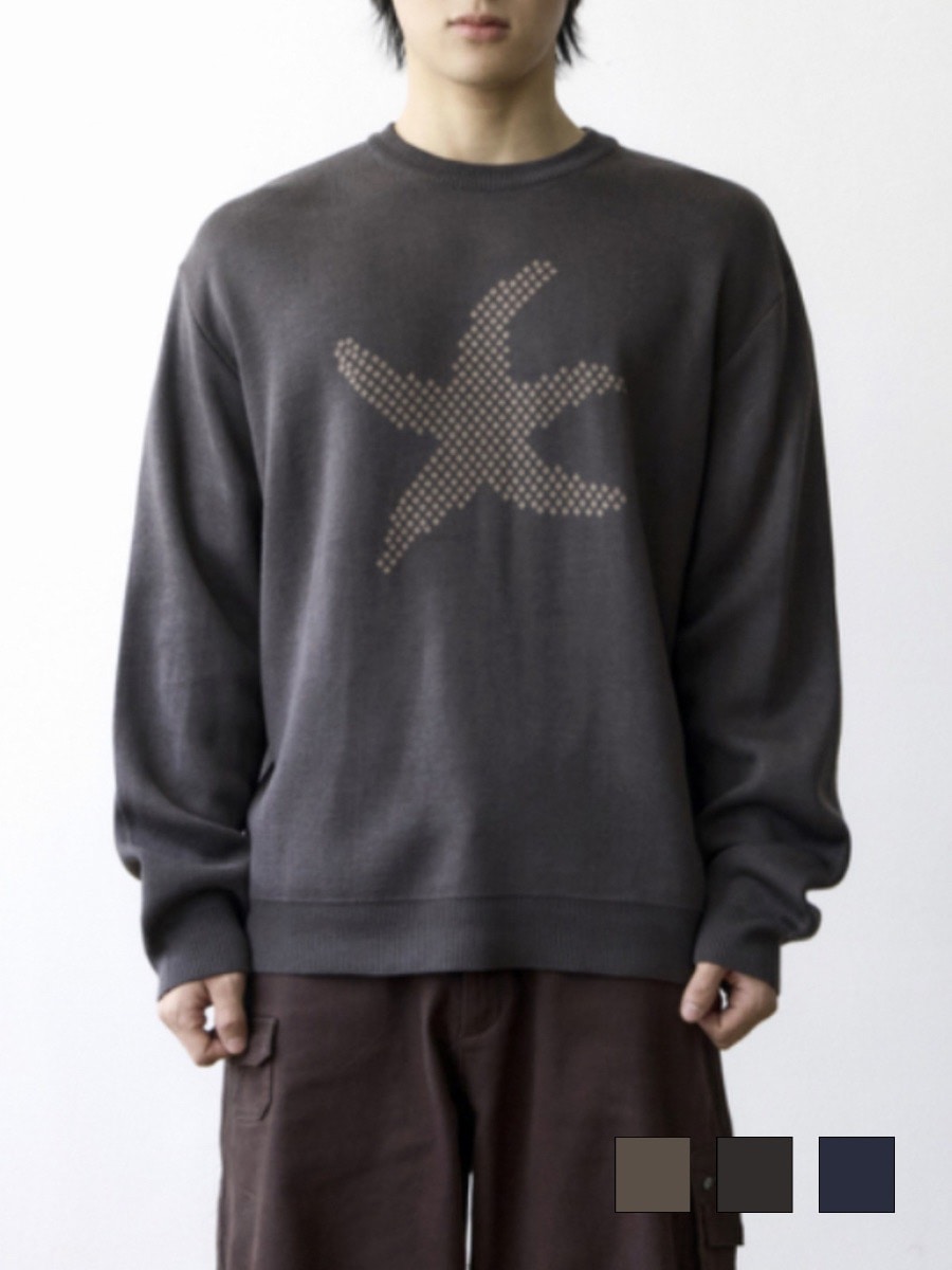 【THECOLDESTMOMENT】TCM starfish logo knit