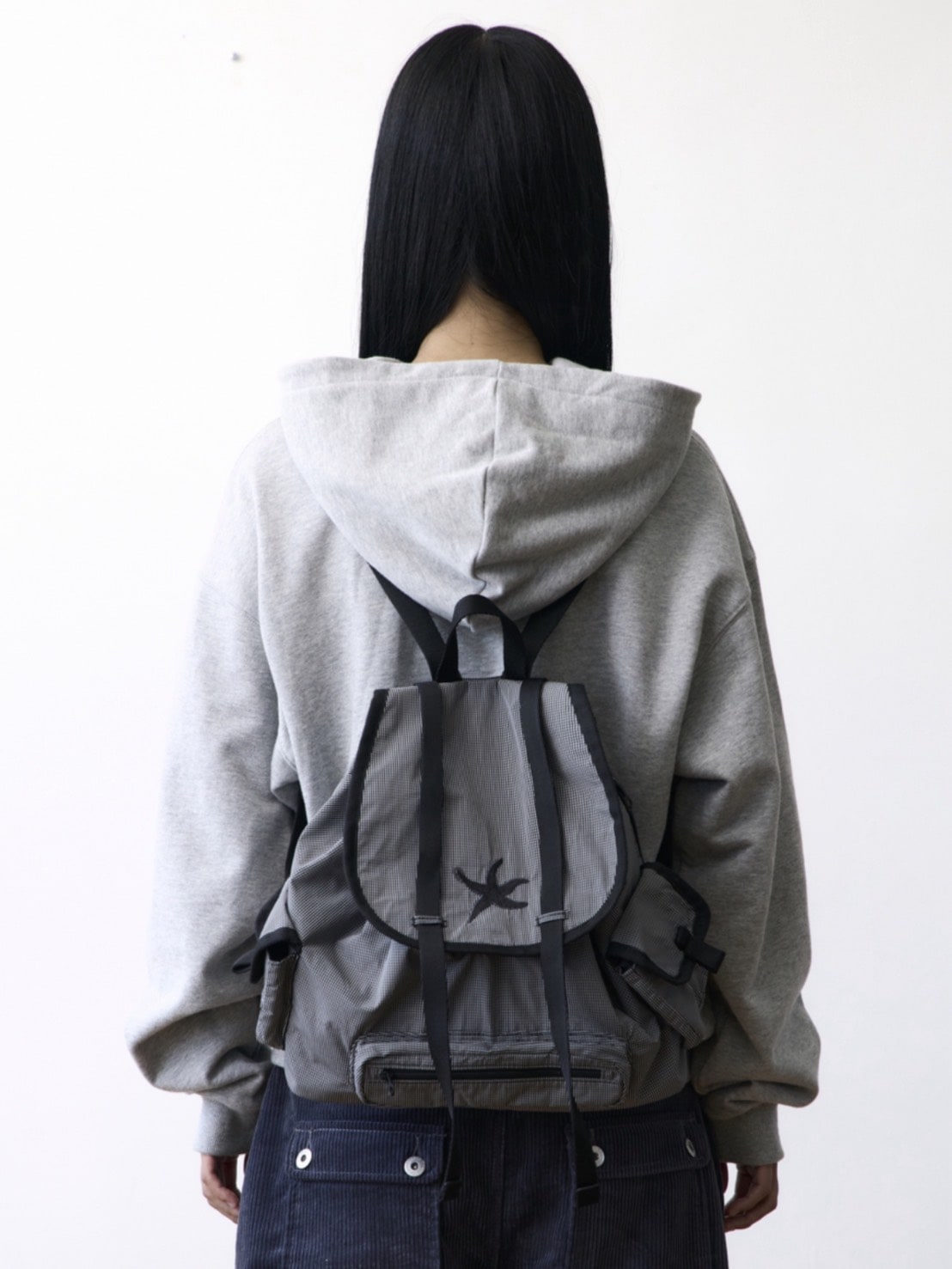 【THECOLDESTMOMENT】TCM starfish grid backpack