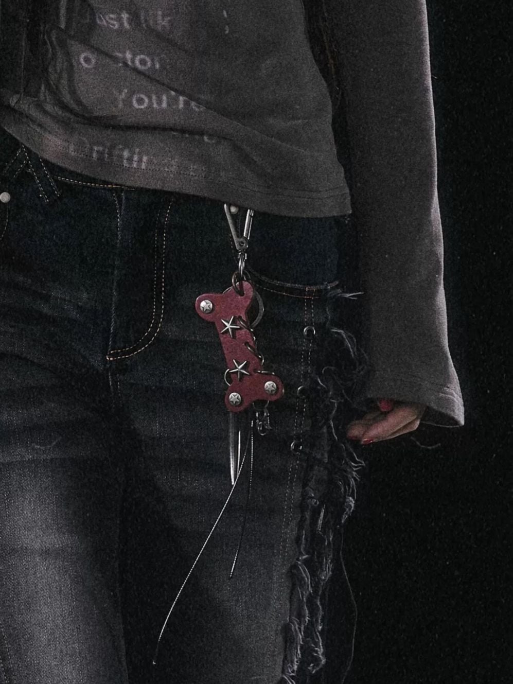 【Cest Nous】Bone keychain / 【セヌー】ボーンキーリングキーホルダー