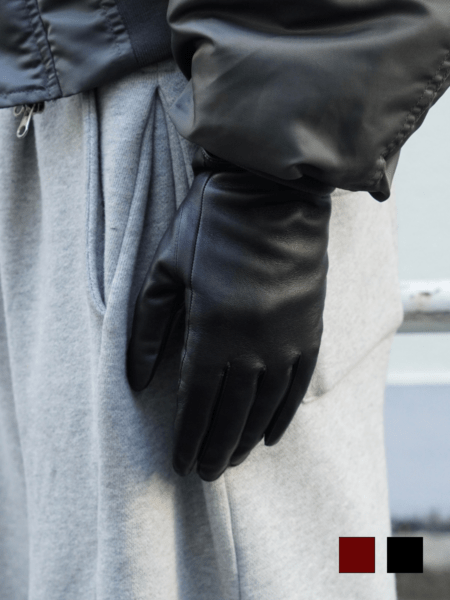 東京店WEB限定受注制受注制【Chikashitsu +】leather gloves