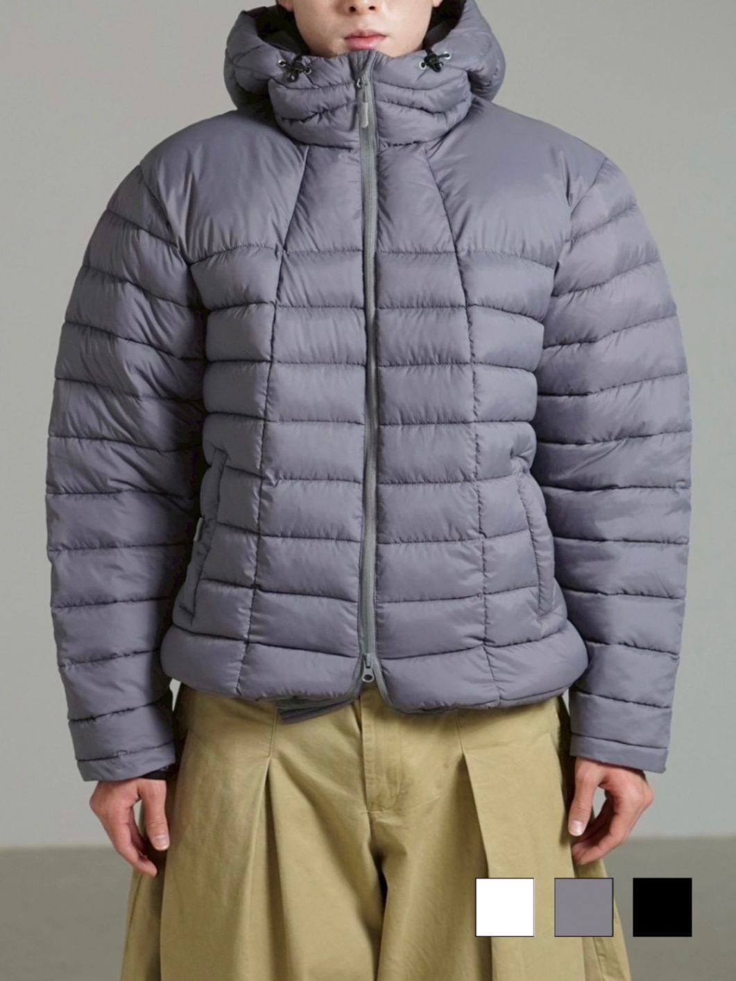 ちょろちっちぽんぽん　stone  ヴィンテージ　ジャケット apres jour by あかちゃす」 ポンチョコート フリー ブラック