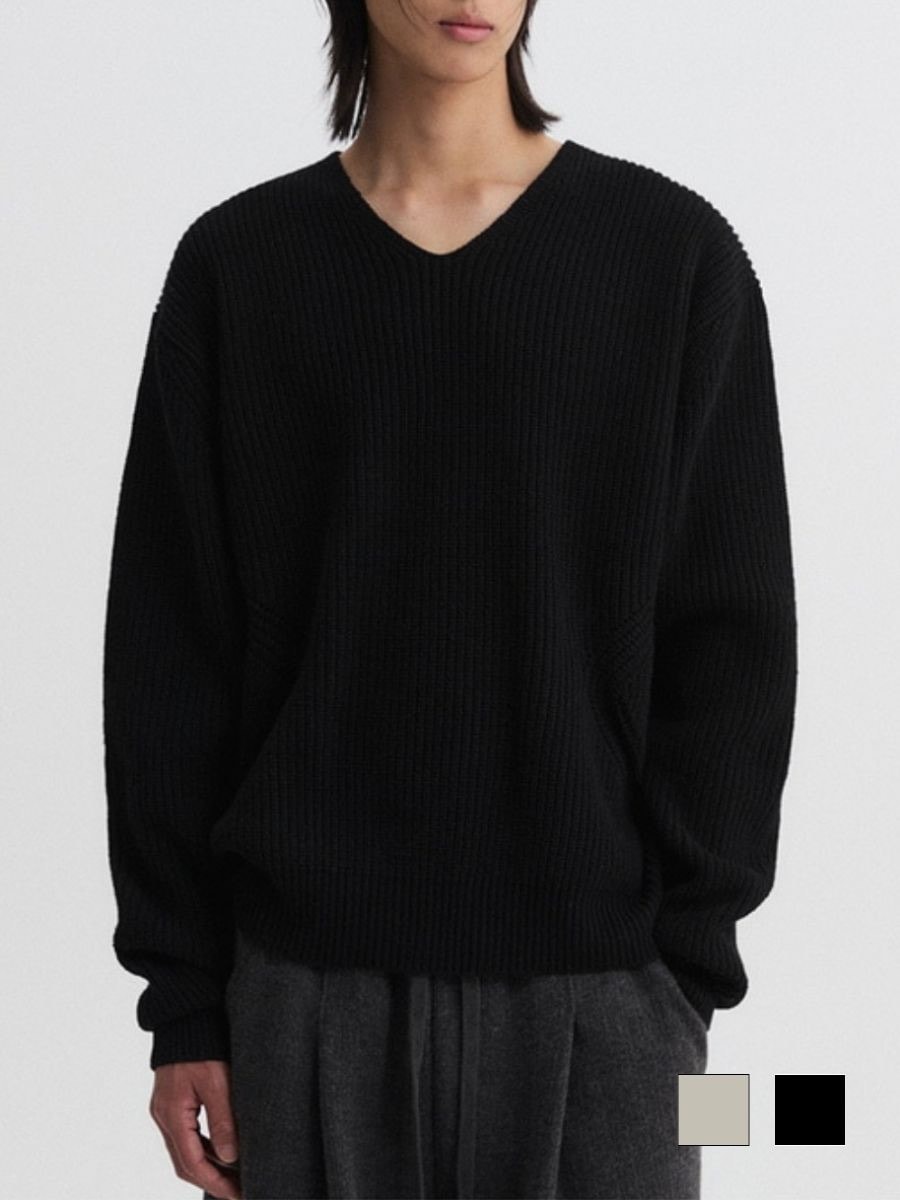 【DNSR】Legacy Wool V-Neck Knit