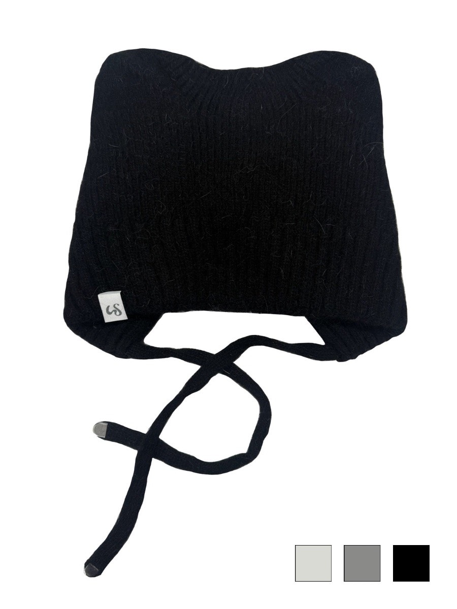 【Uglyshadow】LACE KNIT CAT BEANIE
